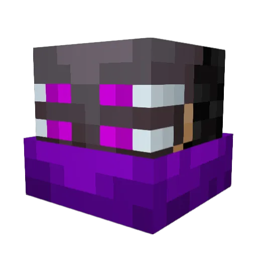 Mindroide Minecraft avatar head, 3D render