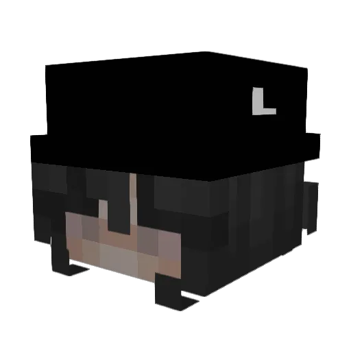 Mindszn Minecraft avatar head, 3D render