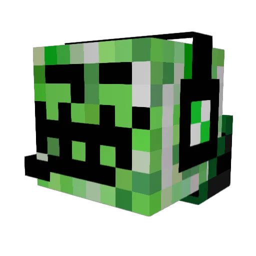 MineAaTu Minecraft avatar head, 3D render
