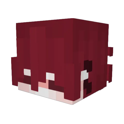 MineBilli Minecraft avatar head, 3D render