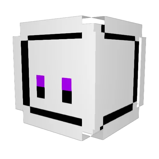MineBoy8 Minecraft avatar head, 3D render