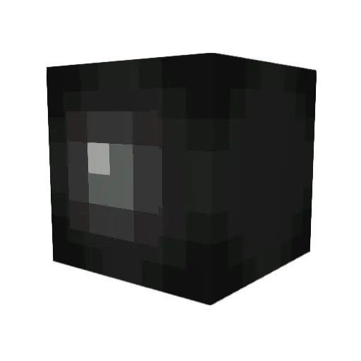 MineCam Minecraft avatar head, 3D render