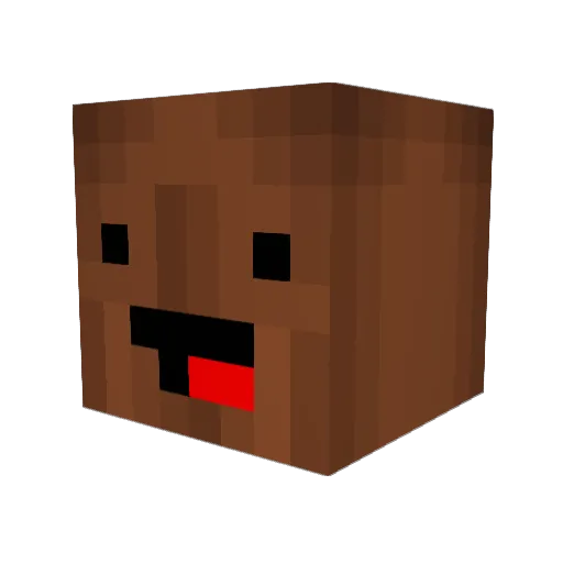 MineCeline Minecraft avatar head, 3D render
