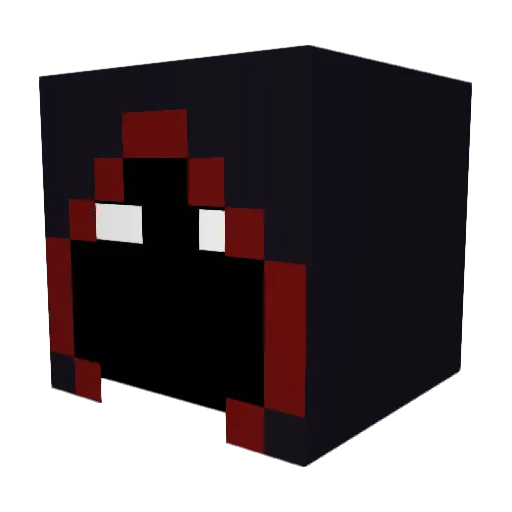 MineCraftPro_3 Minecraft avatar head, 3D render