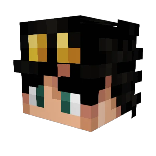 MineCraftStiv08 Minecraft avatar head, 3D render