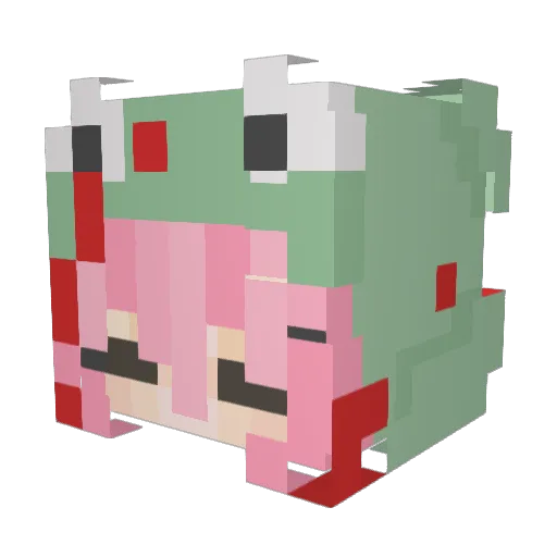 MineCraft_BOY001 Minecraft avatar head, 3D render