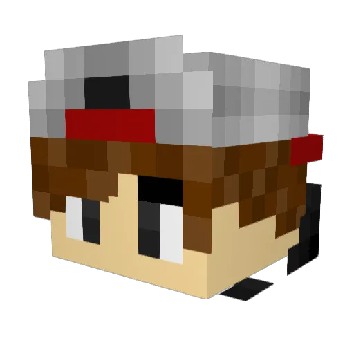 MineCreator_111 Minecraft avatar head, 3D render