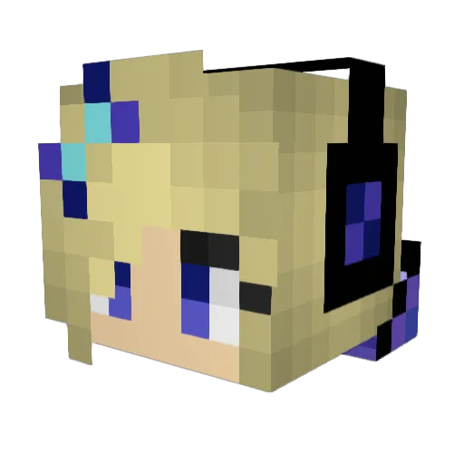 MineCreeper1502 Minecraft avatar head, 3D render