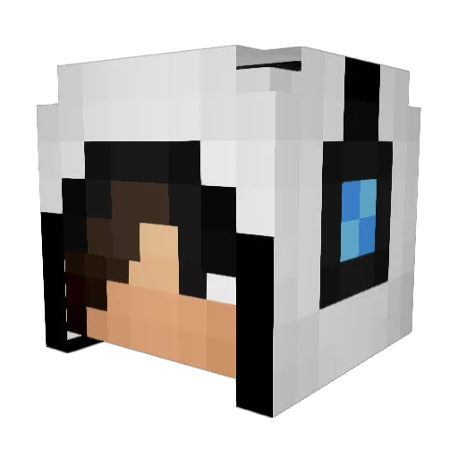 MineDinh457 Minecraft avatar head, 3D render