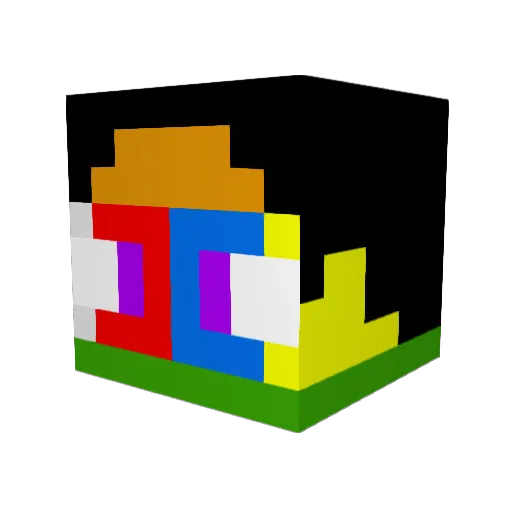 MineFinn11 Minecraft avatar head, 3D render