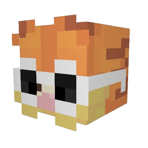 MineGodBen Minecraft avatar head, 3D render