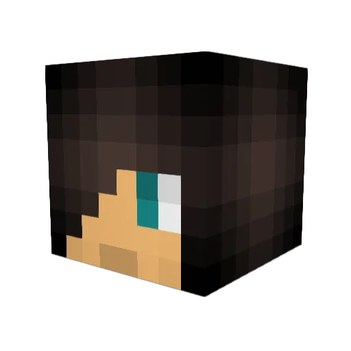 MineHerbie Minecraft avatar head, 3D render