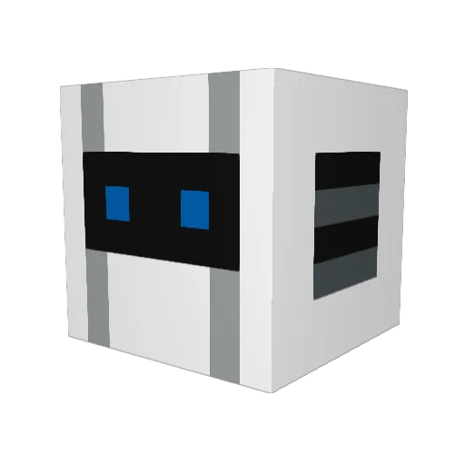 MineJC Minecraft avatar head, 3D render
