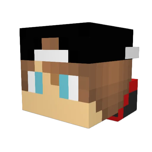 MineJorOne Minecraft avatar head, 3D render