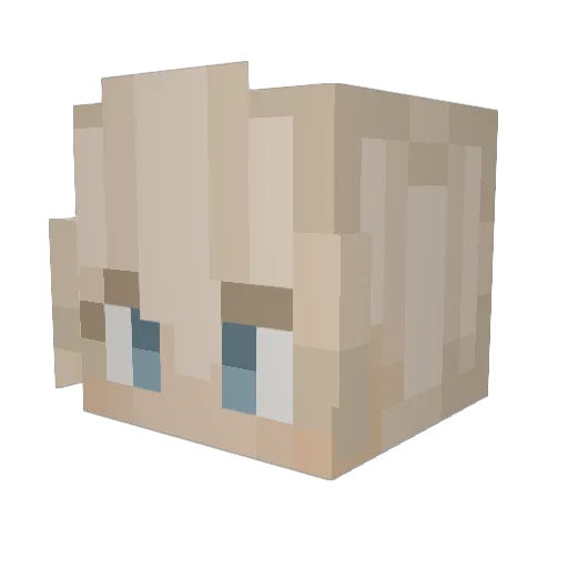 MineJosh80 Minecraft avatar head, 3D render