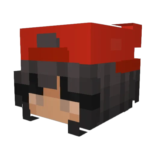 MineKing36 Minecraft avatar head, 3D render
