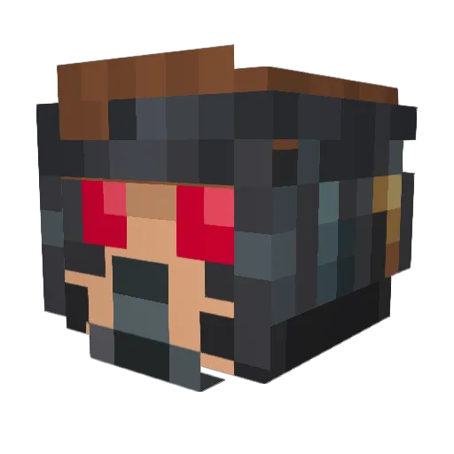 MineKing7000 Minecraft avatar head, 3D render