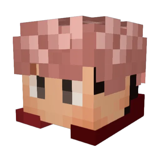 MineKuma11 Minecraft avatar head, 3D render