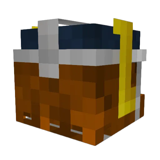 MineLikeBill Minecraft avatar head, 3D render