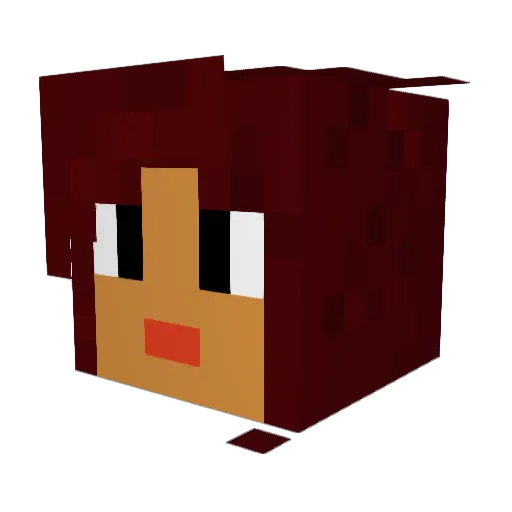 MineMarch Minecraft avatar head, 3D render