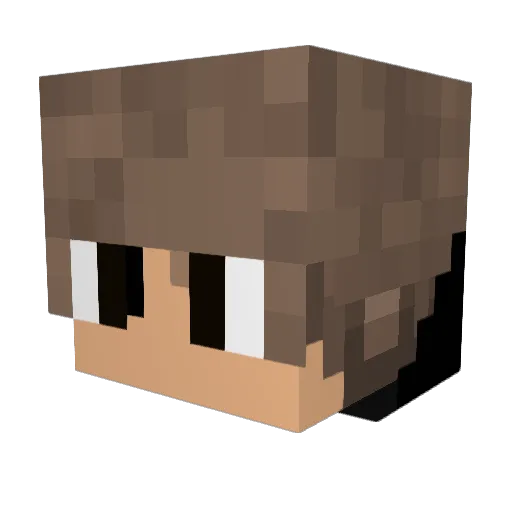 MineMe1ker Minecraft avatar head, 3D render