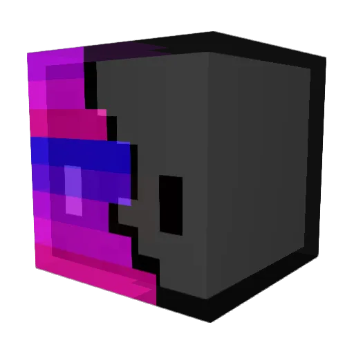 MineMeek Minecraft avatar head, 3D render