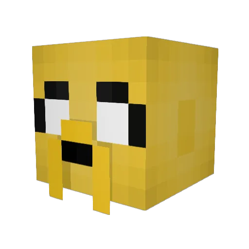 MineMineMine420 Minecraft avatar head, 3D render