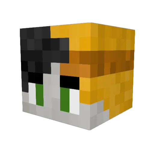 MineOsapien Minecraft avatar head, 3D render