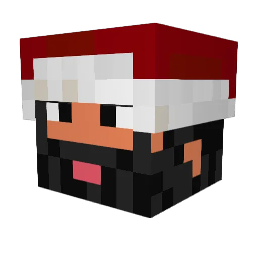 MinePvP99 Minecraft avatar head, 3D render