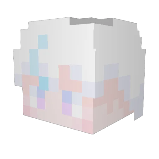 MineRoin132 Minecraft avatar head, 3D render