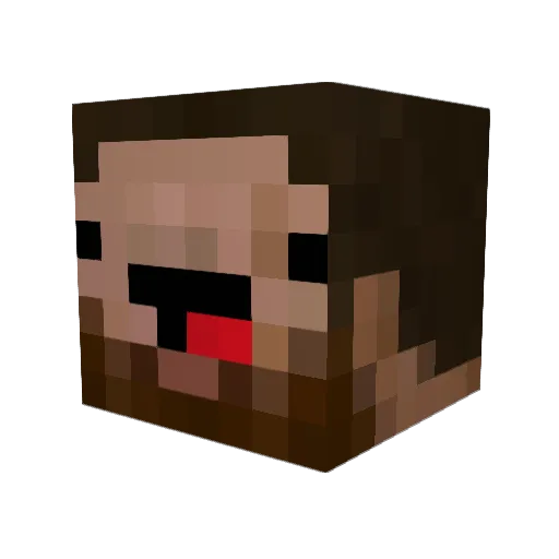 MineScape99 Minecraft avatar head, 3D render