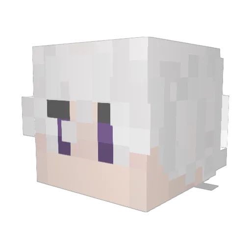 MineSheriff Minecraft avatar head, 3D render