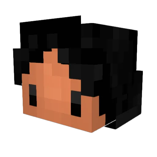 MineShimado Minecraft avatar head, 3D render