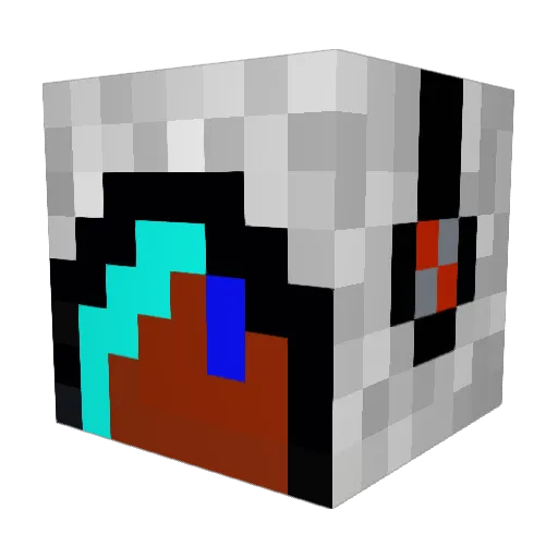 MineSkin88 Minecraft avatar head, 3D render