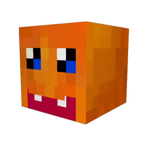 MineSports111 Minecraft avatar head, 3D render