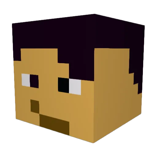 Mine_Buster123 Minecraft avatar head, 3D render
