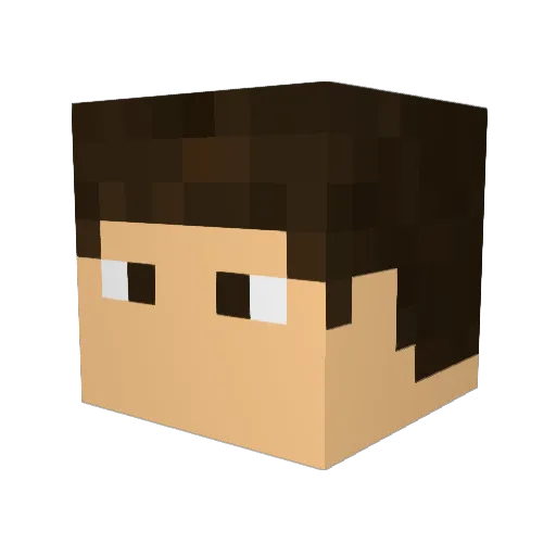 Mine_Gamer5 Minecraft avatar head, 3D render