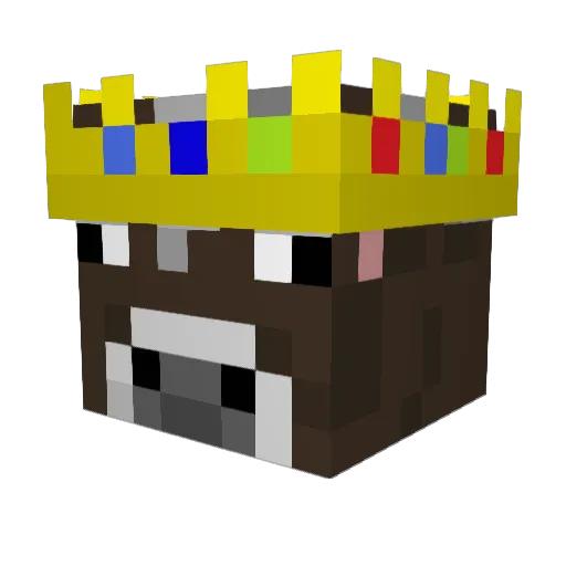 Mine_Mystic Minecraft avatar head, 3D render