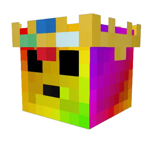 Mine_Nite Minecraft avatar head, 3D render