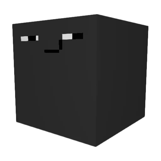Mineaqua Minecraft avatar head, 3D render