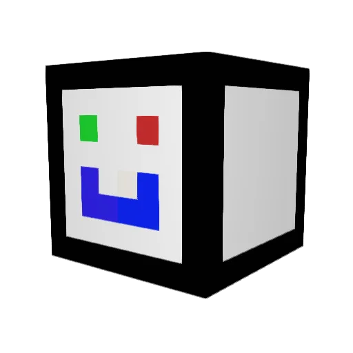 MinebloxGAMING Minecraft avatar head, 3D render