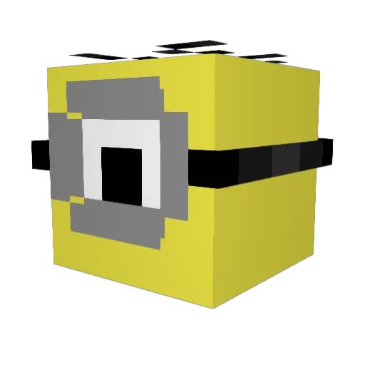 Minebuilder94 Minecraft avatar head, 3D render