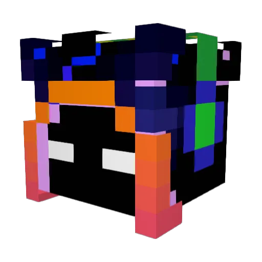 MinecArtEE Minecraft avatar head, 3D render