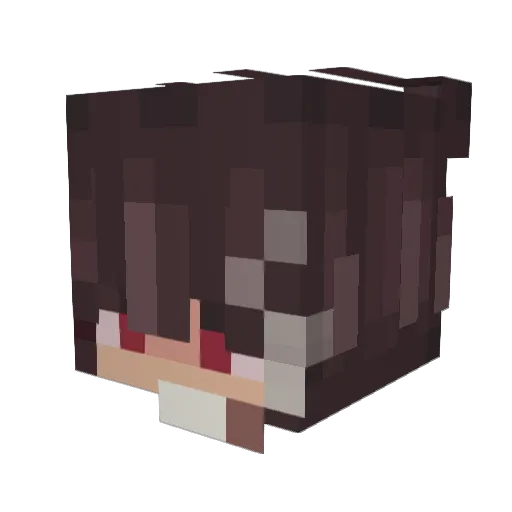 Mineco2020 Minecraft avatar head, 3D render