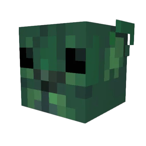 MineconBandit Minecraft avatar head, 3D render
