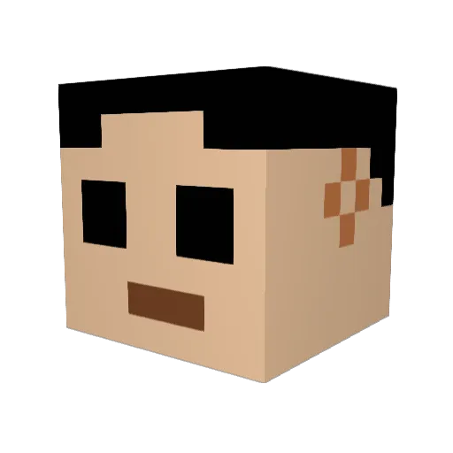MinecrafOrb Minecraft avatar head, 3D render