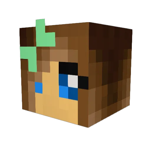 Minecraft1mum Minecraft avatar head, 3D render