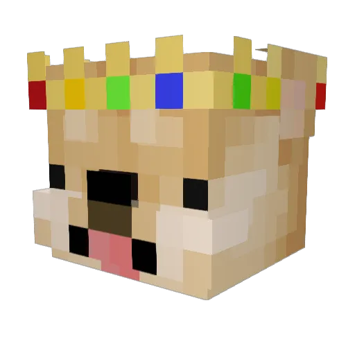 MinecraftADK Minecraft avatar head, 3D render