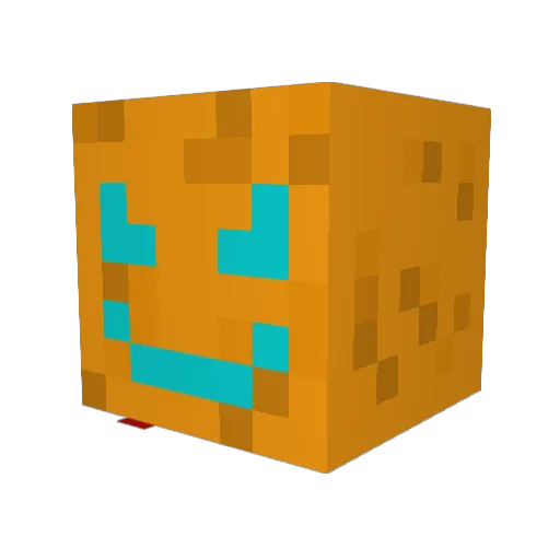 MinecraftAbborre Minecraft avatar head, 3D render