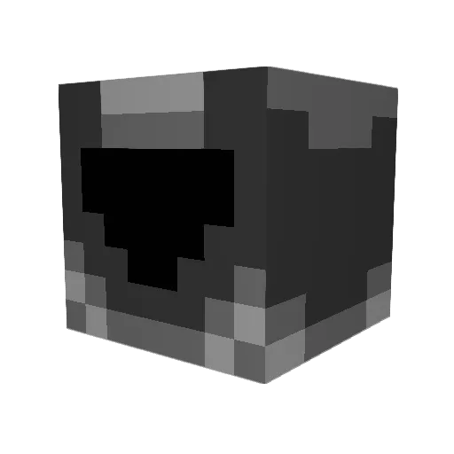MinecraftBK Minecraft avatar head, 3D render